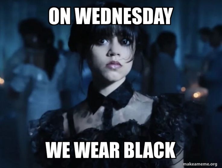 Wednesday Addams Memes
