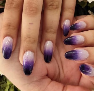 These Purple Ombre nails create such a statement. Nails like these will be great for the fall and winter seasons. Also, they are great for those who like to wear fun and bright colors.