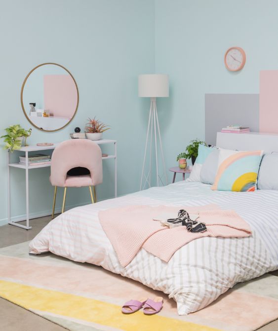 Muted Pastels - Bedroom Color Ideas