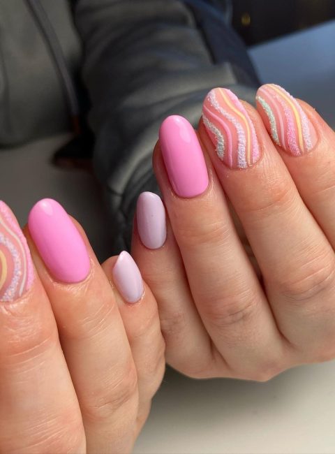 Pink Nail Art Ideas
