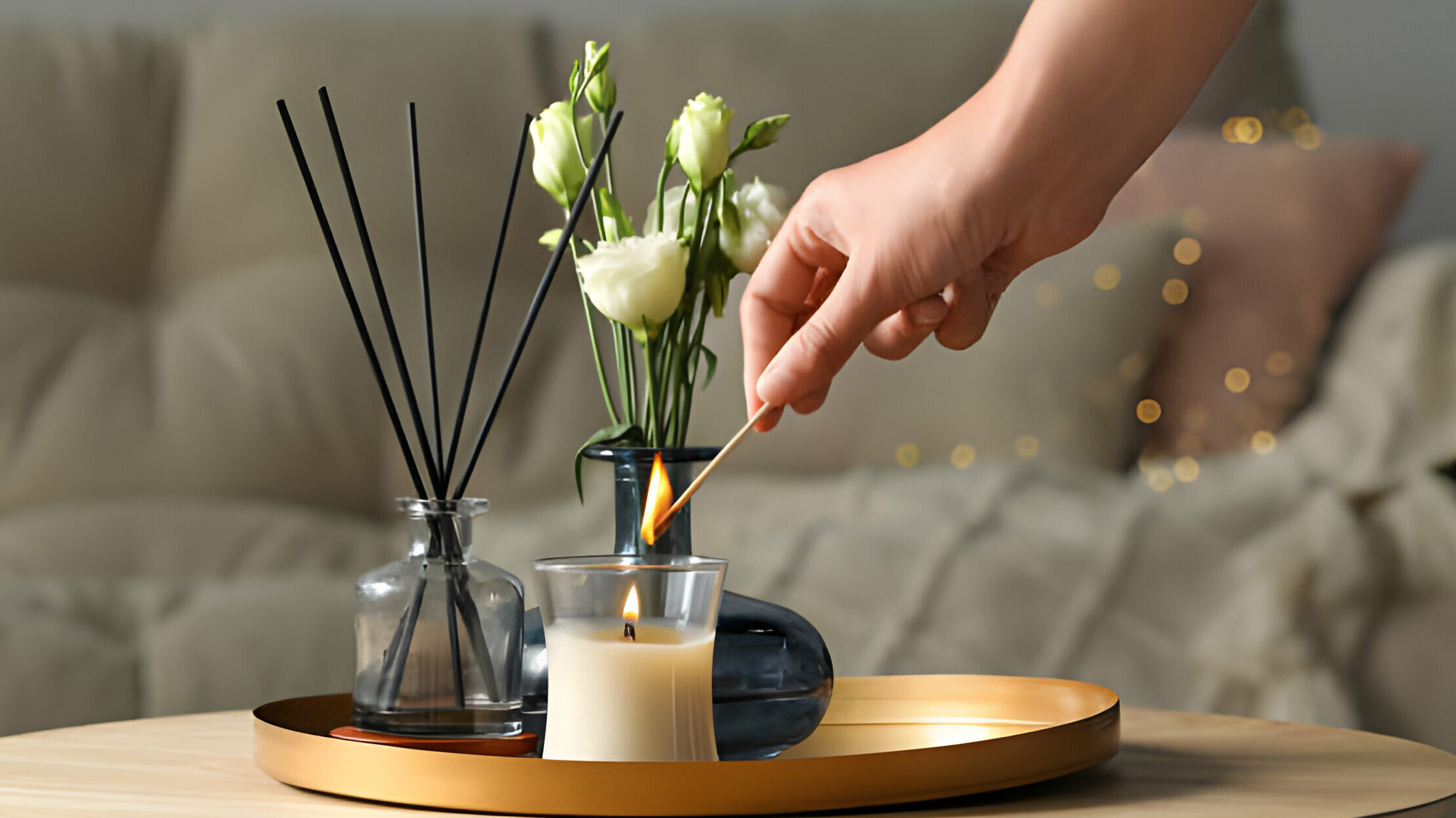 Scented Candles - Placement and Arrangement