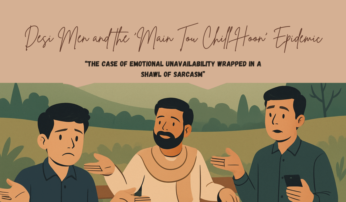 Desi Men and the ‘Main Tou Chill Hoon’ Epidemic